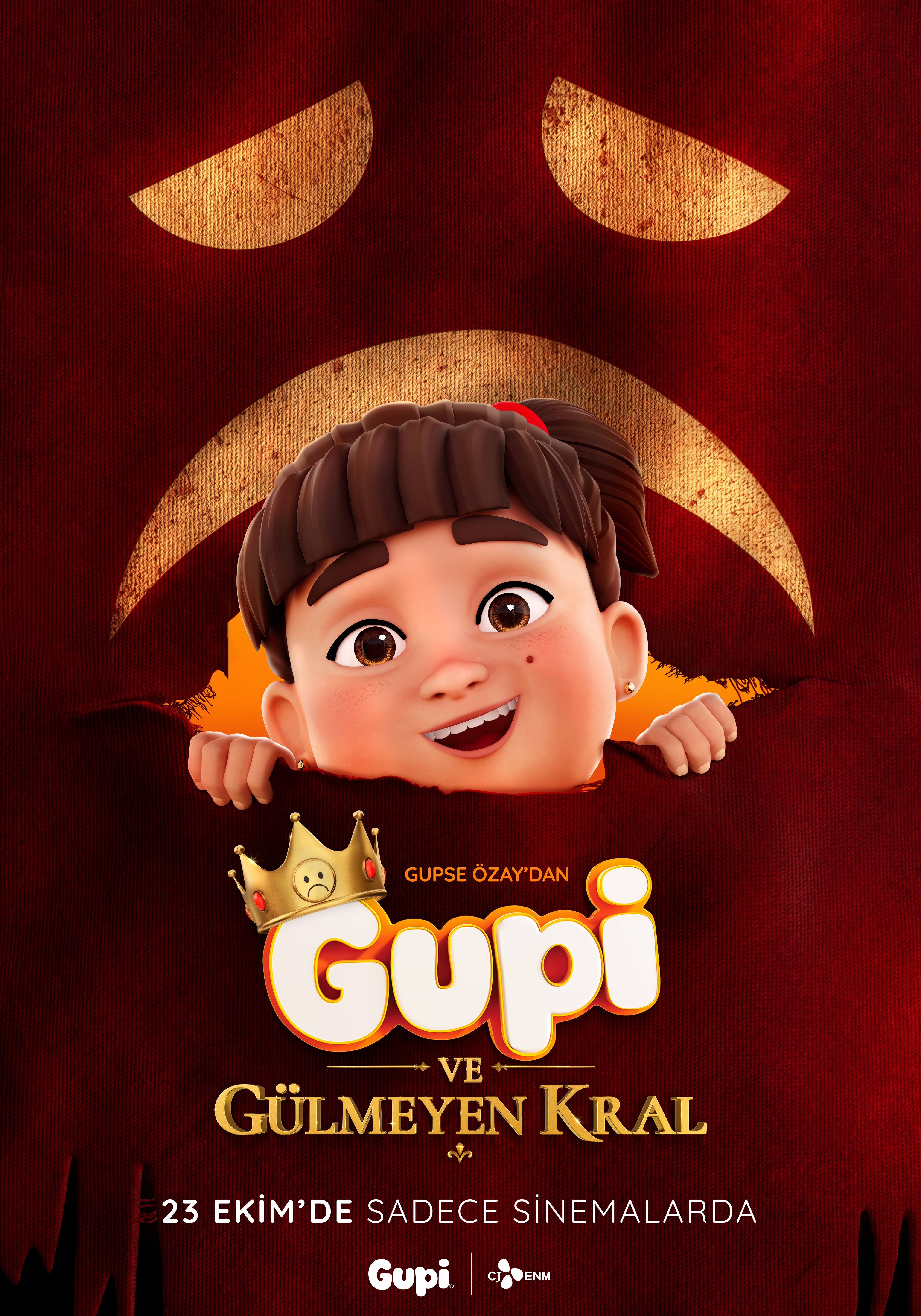 Gupi ve Gülmeyen Kral: Yeni Animasyon Filmi için İlk Afiş Yayında